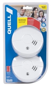 Smoke Alarm twin pack Fire Detector Quell Photoelectric QUELL Free Intelligent - Picture 1 of 1