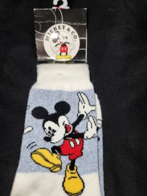 VTG Mickey & Co Disney Socks Dancing Mickey Mouse Size 9-11 #C - Image 1 of 4