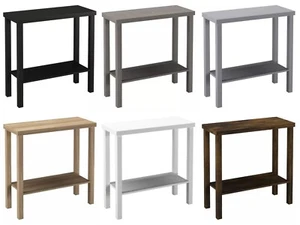 2-Tier Wooden Console Table Entryway Hallway Room Bedroom Sofa Side End Tables - Picture 1 of 25