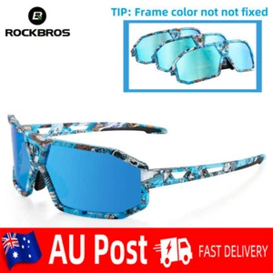 ROCKBROS Sunglasses Full Frame Glasses Transparent Color Change UV400 - Picture 1 of 12