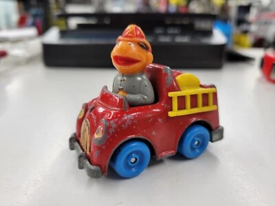 Vintage 1981 Hasbro Muppets Fire Truck Die Cast Car Sesame Street - Ernie  - Image 1 of 4