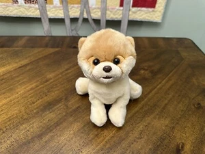 Pomeranian Gund Peluche Borsetta Cucciolo 8" Boo Cutest Cane Borsa Bambini - Foto 1 di 3