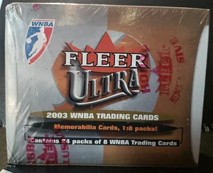 2003 Fleer Ultra WNBA New Hobby Box Sealed 24 Packs 8 cards per pack - Picture 1 of 12