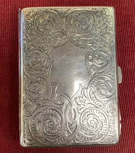 Sterling Silver Notepad With Original Pencil. Hand Chased. Chester 1898. LJ2005 - Picture 1 of 12
