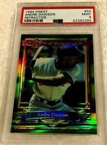 ANDRE DAWSON 1994 TOPPS FINEST REFRACTOR #50 PSA 9 MINT POP 6 VERY RARE RED SOX