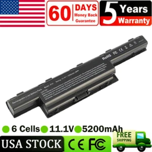Battery For Acer AS10D31 AS10D81 AS10D51 AS10D41 AS10D61 AS10D73 5733 5200mAh - Picture 1 of 15