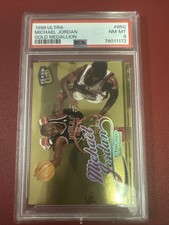 1998-99 Ultra Michael Jordan Gold Medallion PSA 8 NM-MT Bulls #85G Basketball 