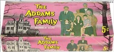 1964 Donruss The Addams Family  Empty Wax Pack 5 Cent Display Box