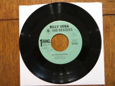 Billy Vera & The Beaters – At This Moment - 1987 RNOR74403 7" Single VG+/Generic - Image 1 of 2