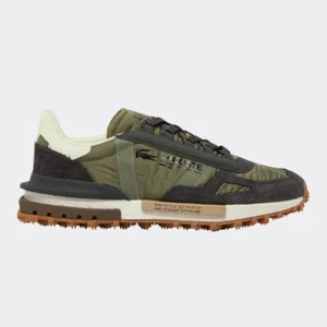Zapatillas Hombre Lacoste Elite Active Caqui, 8 Tallas (8.5 - 12.5 EE. UU.), Envío Gratis - Imagen 1 de 5