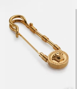 VERSACE SAFETY PIN BROOCH - Picture 1 of 5
