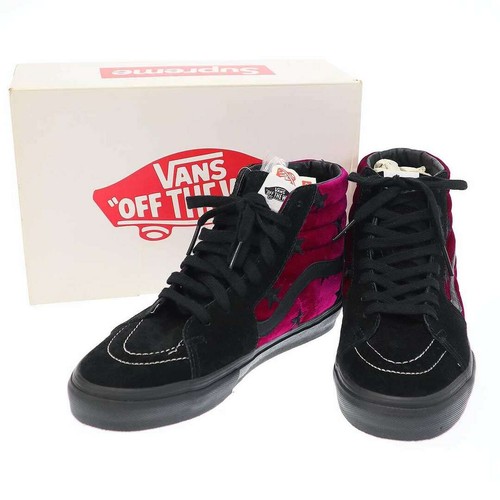 Sneaker alta Supreme x Vans 13aw SK8 HI PRO VELVET STARS Star usata MESC 0
