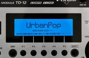 Roland TD12 TD20 TD20X LCD Screen Replacement Display - BLUE - 3YR Warranty - Picture 1 of 21