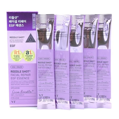 VT COSMETIC VT Reedle Shot Facial Repair EGF Essence 2ml x 6ea Smooth Skin Barrier K-Beauty