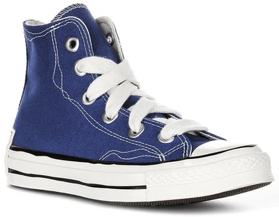 CONVERSE A08523C Chuck 70 Boceto Ex-Detail Mujer Zapatillas En Azul Real GB 5-9 - Imagen 1 de 4
