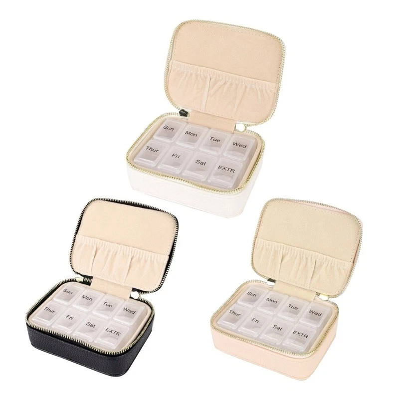 Lightweight Jewelry Organizer Water Resistant PU Storage Box with Compartments - Image 1 of 4