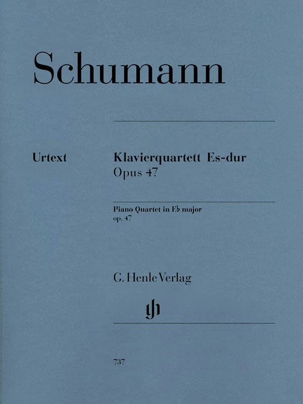 Schumann Piano Quartet Eb Major Op 47 Violin Viola Henle Urtext Music Book - Image 1 of 1
