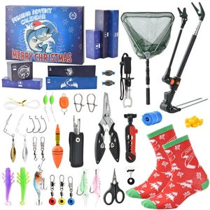 LTFIOON Adventskalender für Angler 2025-24 Tage Premium Angelzubehör Zubehör-... - Bild 1 von 7