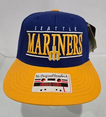 Seattle Mariners American Needle Cooperstown Collection Snapback Cap Hat - Image 1 of 4