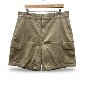 New Polo Ralph Lauren Cargo Shorts Men Size 38 Khaki Chino Preppy Vintage W Tag - Picture 1 of 15