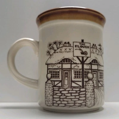 Vintage Bilton's England Village Scene Stoneware Coffee and Tea Mug.  - Image 1 of 4