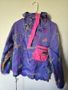 Vintage 90s Nike Aqua Gear Reversible Anorak Windbreaker Jacket Size Approx S-M - Picture 1 of 13