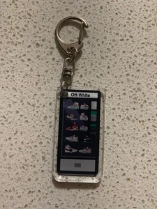 OFF-WHITE INSPIRED SNEAKER VENDING MACHINE 2D ACRYLIC KEYCHAIN - Picture 1 of 3