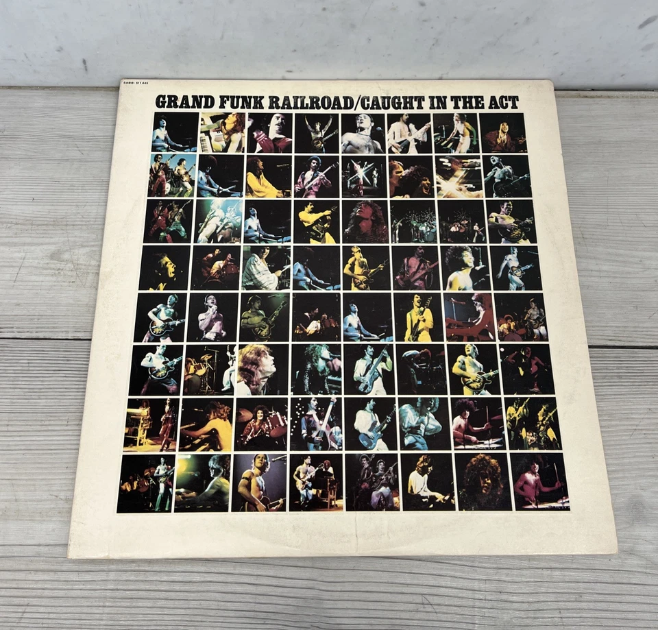 Grand Funk Railroad Caught In The Act - Double LP’s 1975  Vinyl Record Foto 1 de 4
