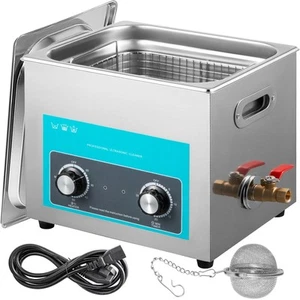 Limpiador Ultrasónico VEVOR 10L, Control Profesional Perilla Acero Inoxidable 304, Ultra - Imagen 1 de 1