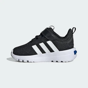 Adidas Baby Racer TR23 Sneaker - Black/White/Royal Blue (Size 4K Unisex Infant) - Picture 1 of 6