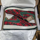 Nike Lunar Force 1 City QS “London” Plaid Size 12 Green Red 602862 600 Deadstock