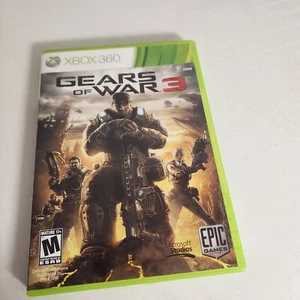 Xbox 360 Game Gears of War 3 With Inserts Tested And Works - Picture 1 of 4