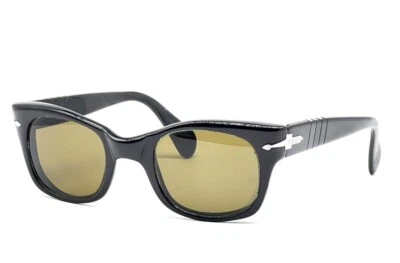 Óculos de Sol Persol Ratti Vintage Mod 6201 Preto Raro Genuíno Itália Ultra Raro 51m - Imagem 1 de 4