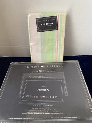 FALDA Y ALMOHADA SHAM TOMMY HILFIGER CAMA QUEEN NUEVA CON ETIQUETAS Foto 1 de 4