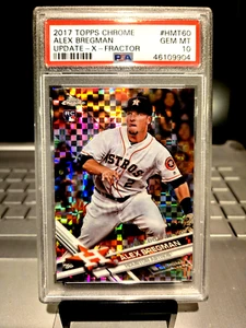 2017 Topps Chrome #29/99 Alex Bregman Update-X-Fractor #HMT60 Gem Mt. 10 "POP-8. - Picture 1 of 9