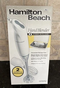 NEW Never Used - Hamilton Beach 2-Speed Hand Blender with Case - Kitchen Cooking - Picture 1 of 5