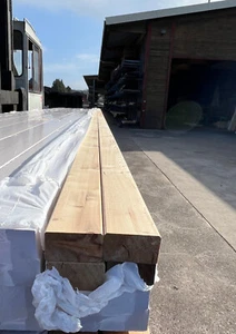 17€/m 40x70 mm sibirische Lärche Unterkonstruktion Zaunriegel 115 cm lang - Bild 1 von 4