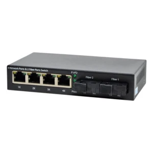 1Pc 10/100/1000M Ethernet Fiber Optical Media Switch Converter 4RJ45 2SC Fiber - Picture 1 of 6
