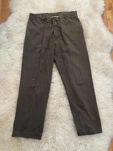 Nautica klassische mittelhohe adrette khakifarbene Herrenhose 36 x 30 entspannte Passform NS-83 - Bild 1 von 17