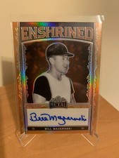 Bill Mazeroski 2022 Leaf Limited Enshrined Auto 1/1