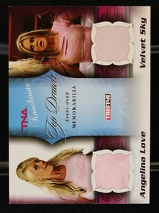 2009 Tristar TNA Knockouts Top-Drawer #TD-18 Angelina Love/Velvet Sky 60/75 - Picture 1 of 2