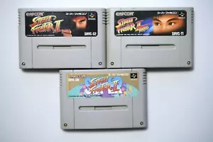 Super Famicom Super Street Fighter 2 Turbo Bundle Japan SFC games US Seller - Picture 1 of 1