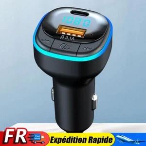 Bluetooth-Compatible 5.0 Car Phone Charger Fast Charging USB Type C for Car - Zdjęcie 1 z 18