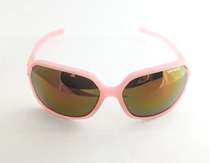 Tifosi Optics Swoon Sunglasses Matte Pink, Smoke Yellow Mirror Lenses, #264 - Picture 1 of 10