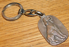 original vintage PORTE CLES médaille CHIEN COCKER italy DOG keyring keychain