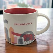 Starbucks 2016 You Are Here Philadelphia 16 oz Mug Red