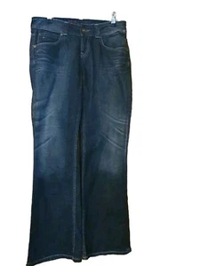 Tommy Hilfiger Denim Sally Jeans Regular Fit Low Waist Bootcut W28 L30 Dark Wash - Picture 1 of 18