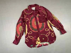Vintage 90's Women's Moschino Cheap&Chic Barocco Print Blouse/Shirt size IT42 - Picture 1 of 19