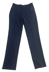 nwt HART SCHAFFNER MARX Chicago Luxury Pleated Dress pants sz 36 L unhemmed blue - Picture 1 of 4