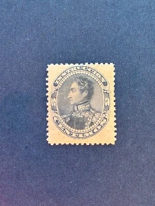 1893 Venezuela 5 Centimos Simon Bolivar Instruction - Scott #128 MH - Free Ship! - Picture 1 of 2